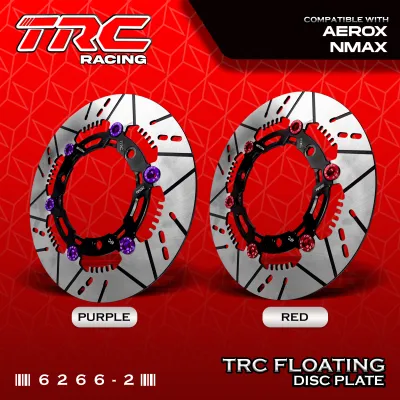 TRC RACING RACING FLOATING FRONT DISC PLATE 3 HOLES (260MM) for AEROX/NMAX 6266-2