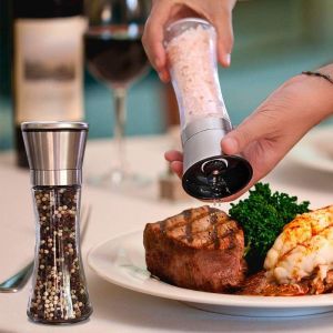 Stainless Steel Pepper Grinder Salt and Pepper Shaker Salt Grinder Salt and Pepper Shaker Pepper Mill Muller Spice Sauce Grinder