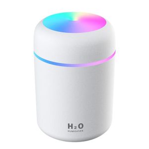 300ml air humidifier purifier LED dazzling car mini bedroom home deodorizer aromatherapy diffuser USB