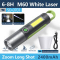 SENTER LED SMILING SHARK SD-0707A-M60 - 4 MODE CAHAYA - ZOOM JARAK JAUH - TYPE C. 