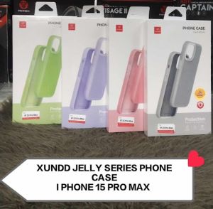 IPHONE 15 PRO MAX / 15 PRO / 15 / 14 PRO MAX / 14 PRO / 13 PRO MAX Case XUNDD JELLY Series Case