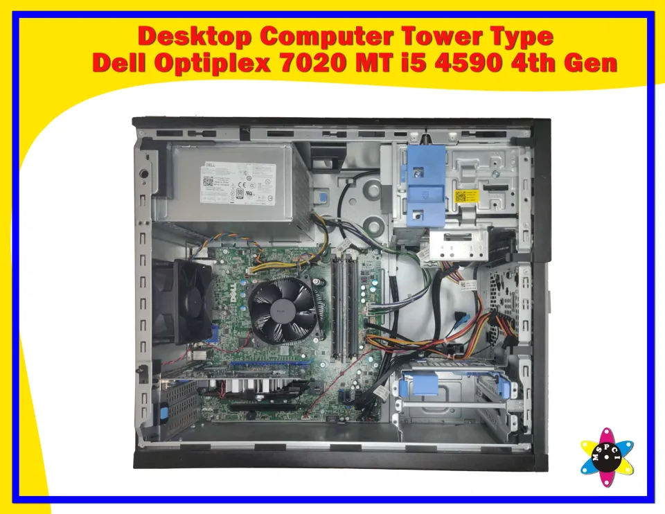 Desktop Computer Tower Type Dell Optiplex 7020 MT i5 4590 4th Gen