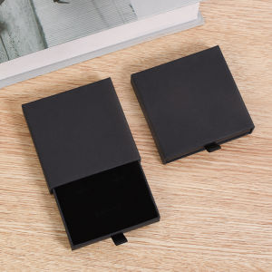 【♡Lovely girls house♡】Pull Out Storage Box Ring Necklace Bracelets Earring Exquisite Jewelry Packaging Case Kraft Paper Drawer Gift Jewelry Box