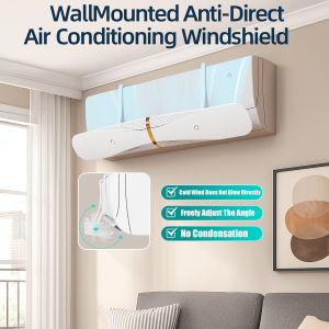 Wallmounted Air Conditioning Windshield Adjustable Air Conditioner Deflector Windshield Air Conditioning Baffle Deflector Baffle