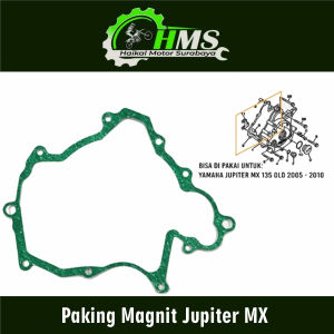 Paking Magnit Jupiter MX - Packing Peking Gasket Block Blok Magnet Cover Crankcase Rengkes Kiri