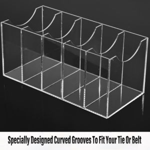 【Quick Shipping】Belt and waist belt storage box acrylic multi-layer storage box household multi-functional organization and storage display box