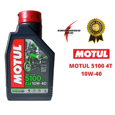 OLI MOTOR MOTUL 4T 5100 10W-40 1L 150CC HONDA YAMAHA KAWASAKI SUZUKI