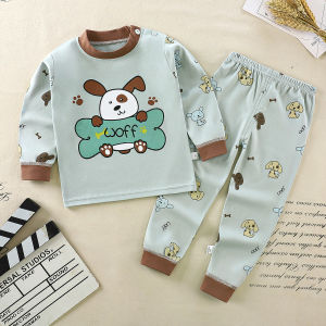 Setelan Piyama Baju Tidur Anak 0-6 Tahun Import Bayi Laki Laki Lengan Panjang Cowok Perempuan Cewek