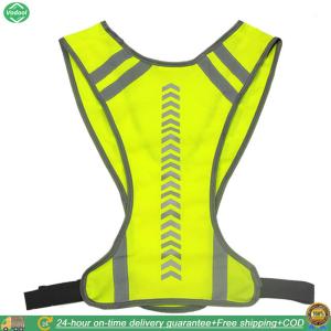[New] 5Pcs Reflective Running Vest High Visibility Vest with Pocket Lightweight Running Vest Cycling Vest for Women Men Kids