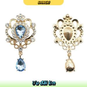 SHNGki 32x60 mét cho vá Rhinestone nút tóc manualidades phụ kiện DIY phẳng trở lại Trâm trang sức phụ kiện