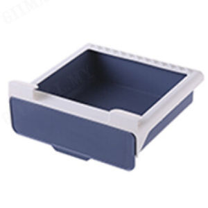 GiiMall Adhesive Wardrobe Shelf Drawer Organizer with Hook for Office Desk Storage