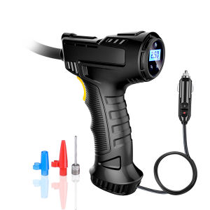 เครื่องปั๊มลมไฟฟ้า รุ่น 120W แบบไร้สาย สูบลมไฟฟ้า LED ชาร์จแบตได้ เติมลมยาง ที่เติมลม