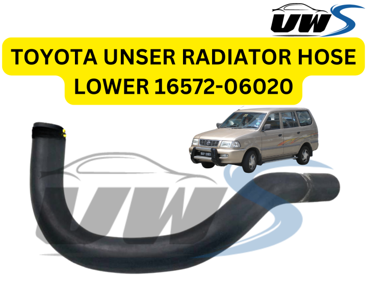 TOYOTA UNSER RADIATOR HOSE LOWER 16572-06020 | Lazada