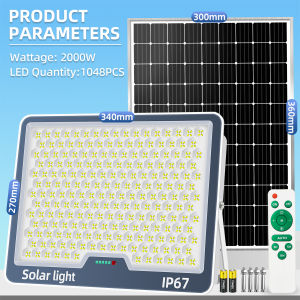 KKSKY BUY 1 TAKE 1 Solar Light 2000 watts Heavy Duty Outdoor Promo Sale With Panel Original IP67 Waterproof Lighting Flood Lamps 300W 500W 1000W 5 YEARS WARRANTY COD