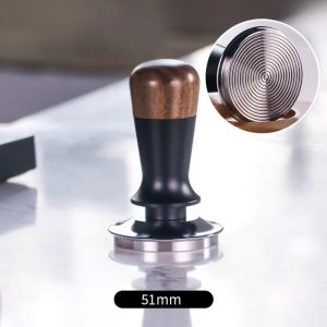 JUSTODO 58mm 53mm 51mm Espresso Tamper Stainless Steel Constant Force Spring Loaded Coffee Tamper Premium Constant Pressure Coffee Impact Tamper Home Use