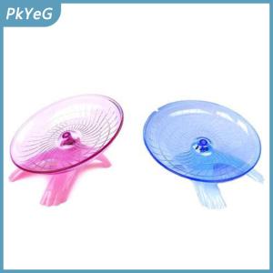 PkYeG Đĩa chạy Bộ đĩa bay đồ chơi bánh xe tập thể dục cho chuột Chuột Hamster thú cưng 18cm