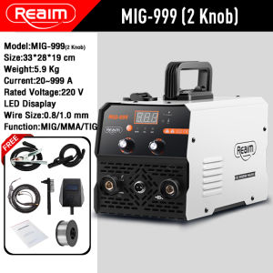 REAIM Welding Machine Portable Grinder and Drill Set 3in1 Inverter Portable IGBT
