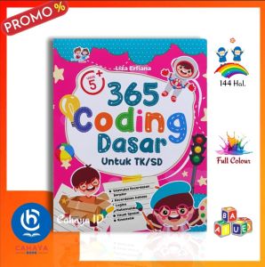 Buku Anak 365 Coding Dasar Untuk TK/SD Full Colour