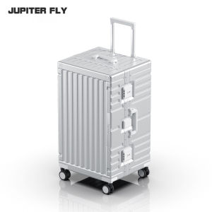 HENDO 30inch Large Luggage Aluminum Frame Suitcase Luggage with TSA Lock Hard Suitcase Lightweight