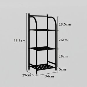 Dazioter Bathroom Organizer Rack Kitchen Rack Wheel Bedroom Organizer Bedroom Toiletries Organizer Rack-YZQ