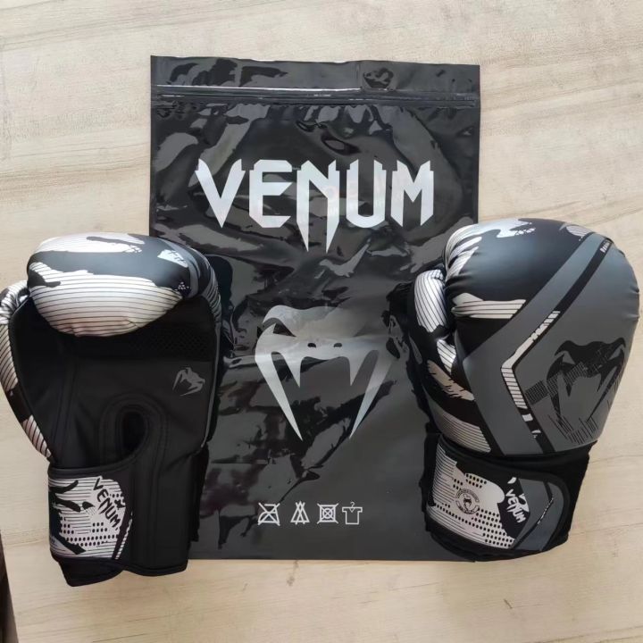 Venom 10oz 12oz 14oz Camouflage Boxing Gloves Sandbag Fight Combat ...