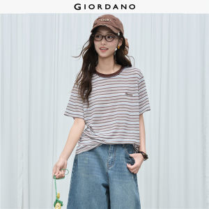 Giordano Women Women Round Neck T-Shirt Free Shipping 18326620