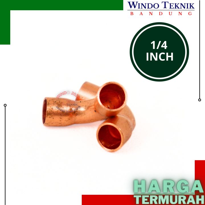 ELBOW TEMBAGA 1/4