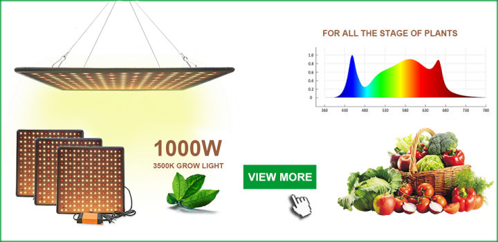 600W Led Grow Light Silent Quantum Board LM281B Chip Hydroponics Lamp ...