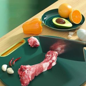 Circle Double-Sided Chopping Board Antibacterial Mildew Chopping Block thickened Kitchenwar