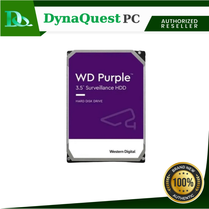 WD Purple 3TB Interne Festplatte - Zuverlässige HDD Für Überwachungssysteme (generalüberholt)