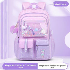 Multilevel space Dreamlike Kids School Bag  Large capacity waterproof Children School Backpack Spine Protection Load Reduction Primary Students School Bags