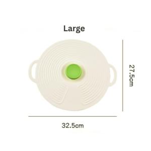 【SG Ready Stock】Multipurpose Silicone Lid Leakproof Heat Resistant Reusable Cover For Bowls Pots And Containers