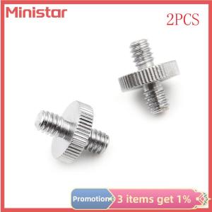 Ministar 2PCS 1 4 1 4 Male to 1 4 Male Threaded Screw Adapter Double Head Screw