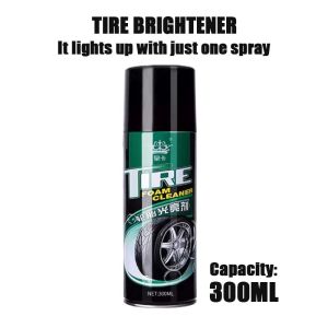 600ML Tire Foam Cleaner Black Tire Wax Lotion High Gloss Spray Cleaner Tire Polish Lotion Type