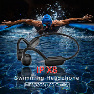 IPX-8 Swimming Headphone Bone Conduction BT Headband Sports Wireless Stereo Bluetooth Earphone