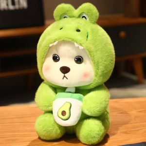 Teddy Bear Doll Cross-Dressing Panda Doll ChildrenS Plush Toy ChildrenS Birthday Gift