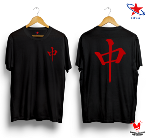 Kaos Distro Mahjong Tile Red Dragon / Baju Mahjong Tile Naga Merah Terbaru Premium