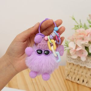 BW-C1248 Gantungan Kunci Hiasan Tas Boneka Cute Coal Balls / Gantungan Hp Lucu Strap Phone Keychains