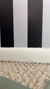 Guvana Blue and White Striped Peel & Stick Wallpaper