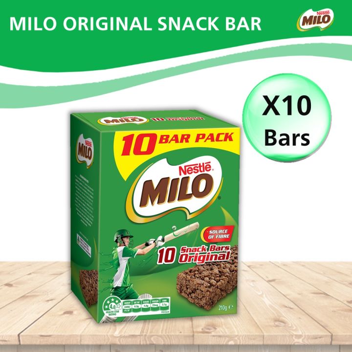 MILO Energy Snack Cereal Bar Original 10 x 21g (expiry : Oct 2024 ...