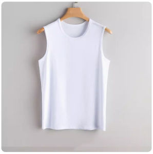 Cotton Sando Thick Vest Loose Mens Cotton Kentucky Plain White Sando Tank for Men
