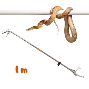 Snake Tweezers Snake Clamp Catcher Reptile Grabber Universal Foldable Stainless Steel Snake Predator Tong Penangkap Ular