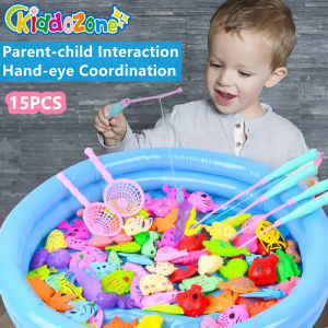 Bộ Đồ Chơi Câu Cá Từ Tính KiddoZone Dành Cho Trẻ Em Trò Chơi Câu Cá Đồ Chơi Ngoài Trời Móc Câu Cá Có Bể Bơi Bơm Hơi Quà Tặng Cho Bé Trai Và Bé Gái