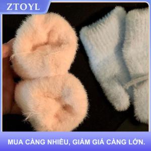 【ZTOYL】 Dễ thương ngọt ngào cung găng tay sang trọng găng tay chống lạnh sinh viên mùa đông ấm áp năm ngón tay Găng tay phụ nữ phụ kiện thời trang quà tặng giáng sinh