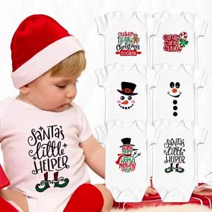 Baby Onesies PH Christmas Baby Clothes 0-12 months Cotton Newborn Baby Girl Boy Bodysuit