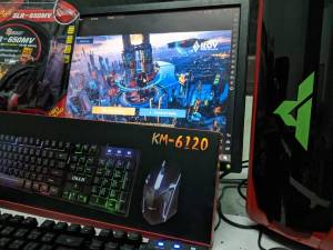 คอมพิวเตอร์ SECOND HAND คอมพิวเตอร์ลื่นๆครบชุดรวมจอ เล่นเกมส์ออนไลน์ได้ทุกเกมส์ ดูหนังฟังเพลง AMD A8 RAM 8 GB GTA V Free Fire ROV FIFA online 4 NBA