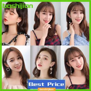 bashijian Khuyên tai tua rua thời trang khuyên tai khí chất Hàn Quốc không Xỏ Khuyên trang sức khuyên tai thả Thần Tiên
