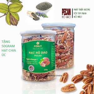 [TẶNG 25GRAM HẠT CHIA ÚC] Nhân Hạt Hồ Đào Nhập Khẩu Mỹ giòn ngọt bùi không bị hôi dầu TH FONUT – đóng gói Việt Nam