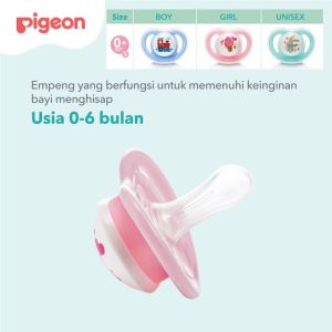 Pigeon Minilight Pacifier / Empeng Bayi 0 / 6 / 12 Bulan S M L