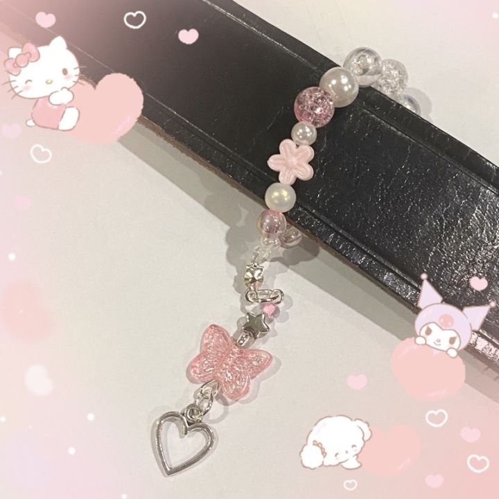 ᱸ 💖 ⁎ สายรัดเข็มขัด ที่รัดเข็มขัดลูกปัด (ฺBelt strap)✧ พร้อมจี้ห้อย🤏🏻